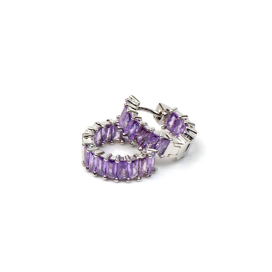 Orecchini GLORIA BAGUETTE SILVER