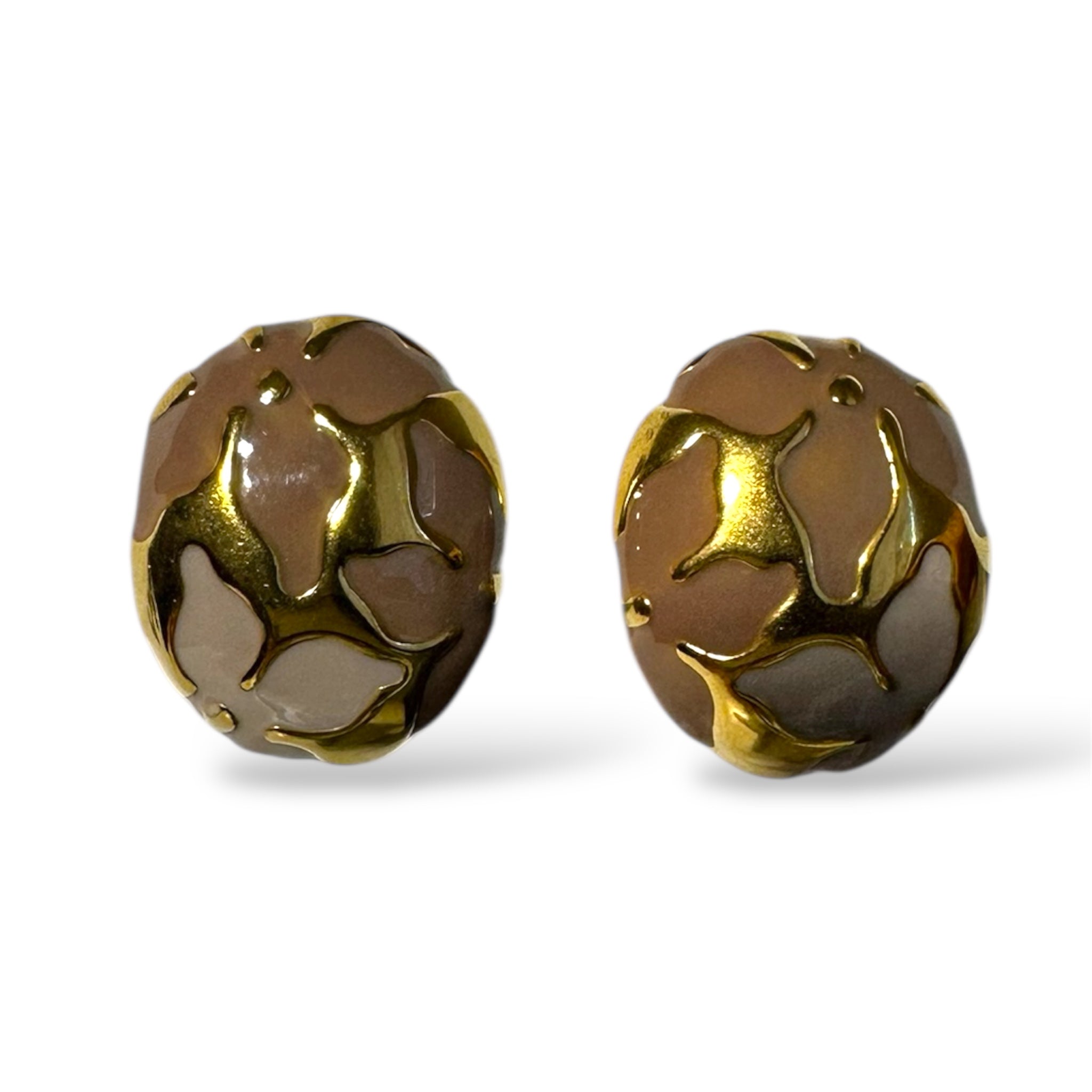 Orecchini bottone NORA