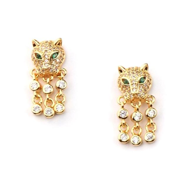 Orecchini GREEN PANTHER